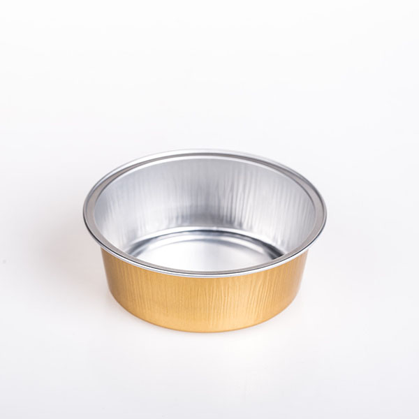 圆形铝箔餐盒150ML