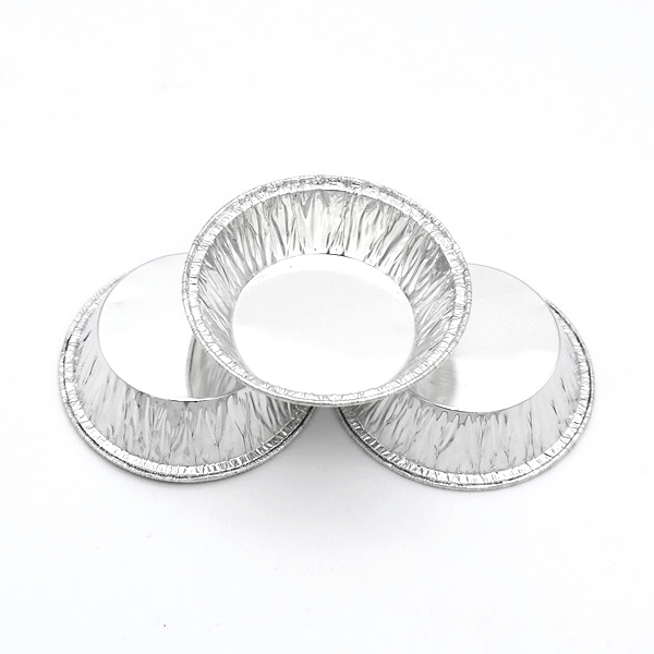 圆形铝箔餐盒90ML